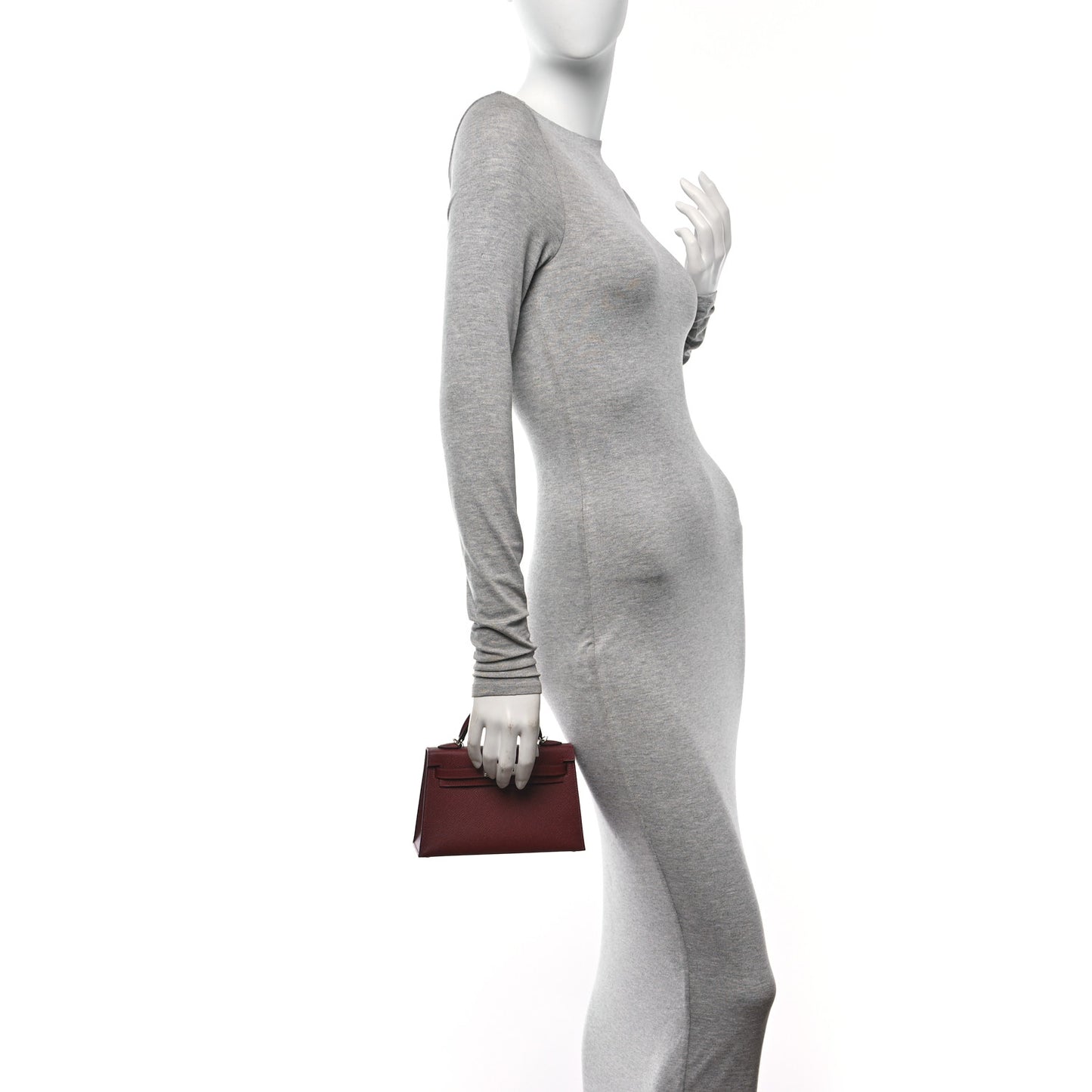 Epsom Mini Kelly Sellier 20 Sangle Cordage Rouge H Orange Field Rose Tyrien