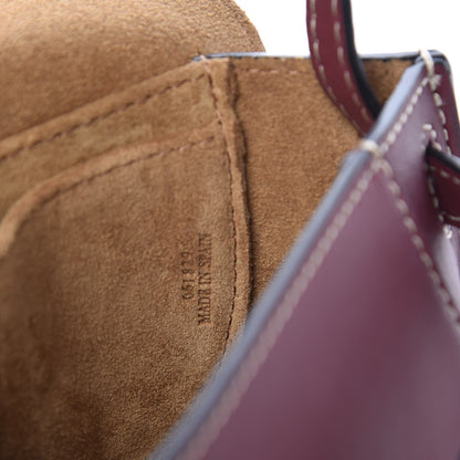 Loewe Calfskin Mini Gate Crossbody Bag Wine 8 of 8