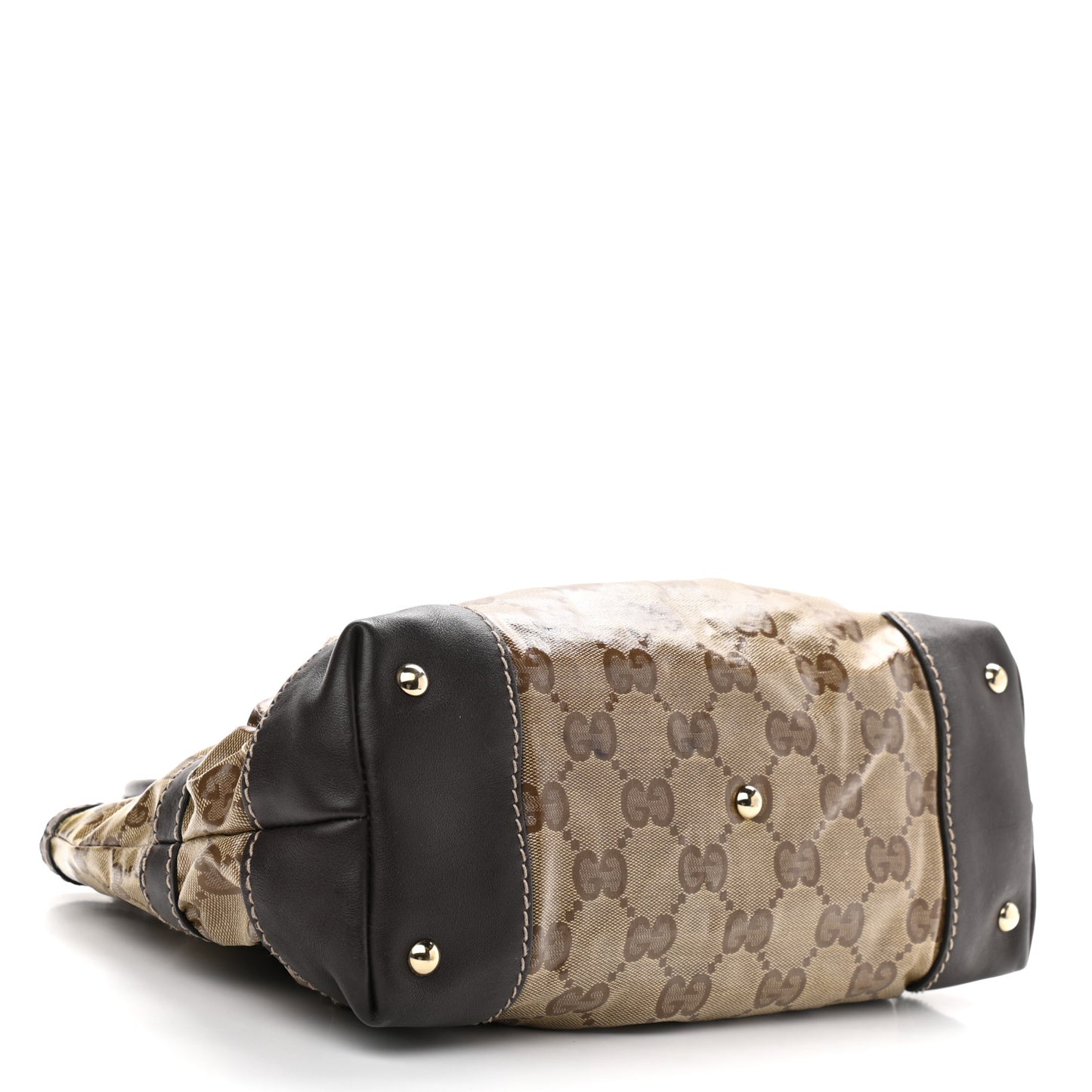 Crystal Monogram Medium Mix Tote Brown