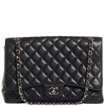 Chanel Caviar Maxi Single Flap Black 1 of 8