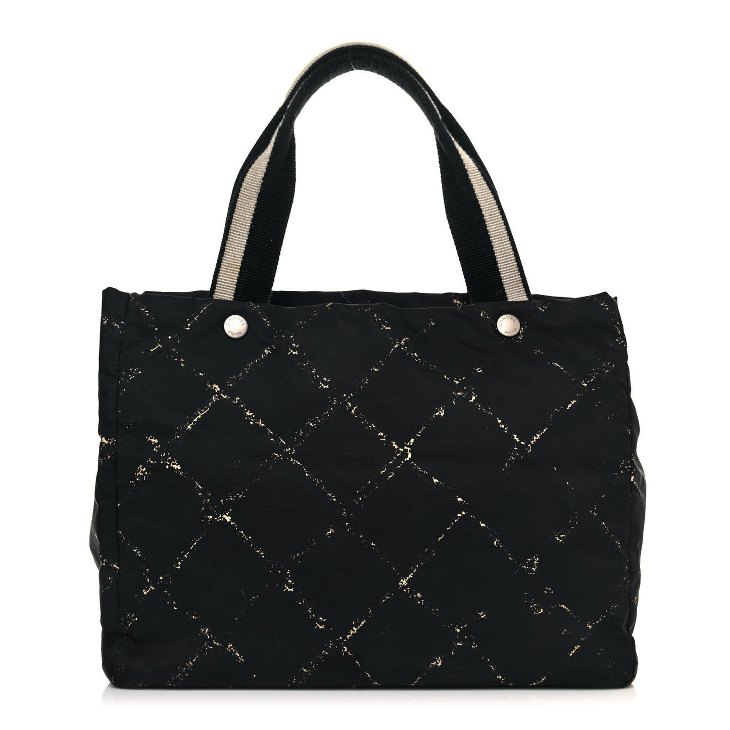 Nylon Travel Tote Black