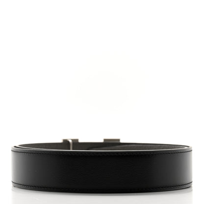 Hermes Box Togo 32mm H Belt 85 Black Etain 2 of 6
