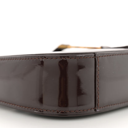 Saint Laurent Patent Calfskin Le 5 A 7 Mini Hobo Spicy Chocolate 9 of 13
