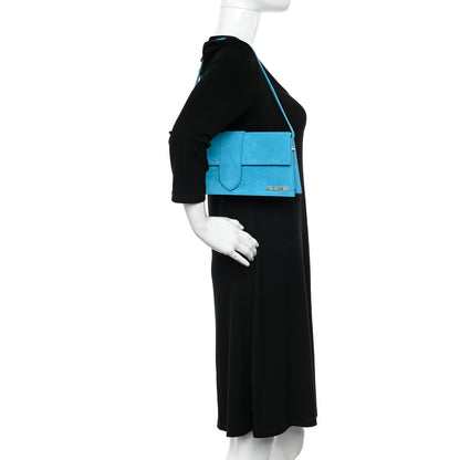 Jacquemus Suede Le Bambino Long Dark Turquoise 2 of 10