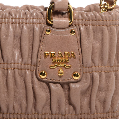 Prada Nappa Gaufre Mini Crossbody Bag Cammeo 3 of 10