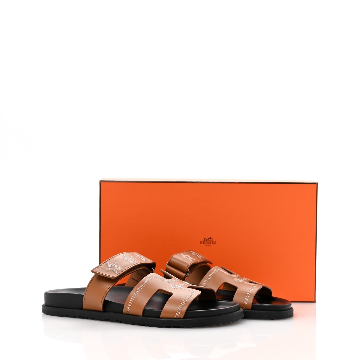 Calfskin Embroidered Womens Chypre Sandals 41 Natural