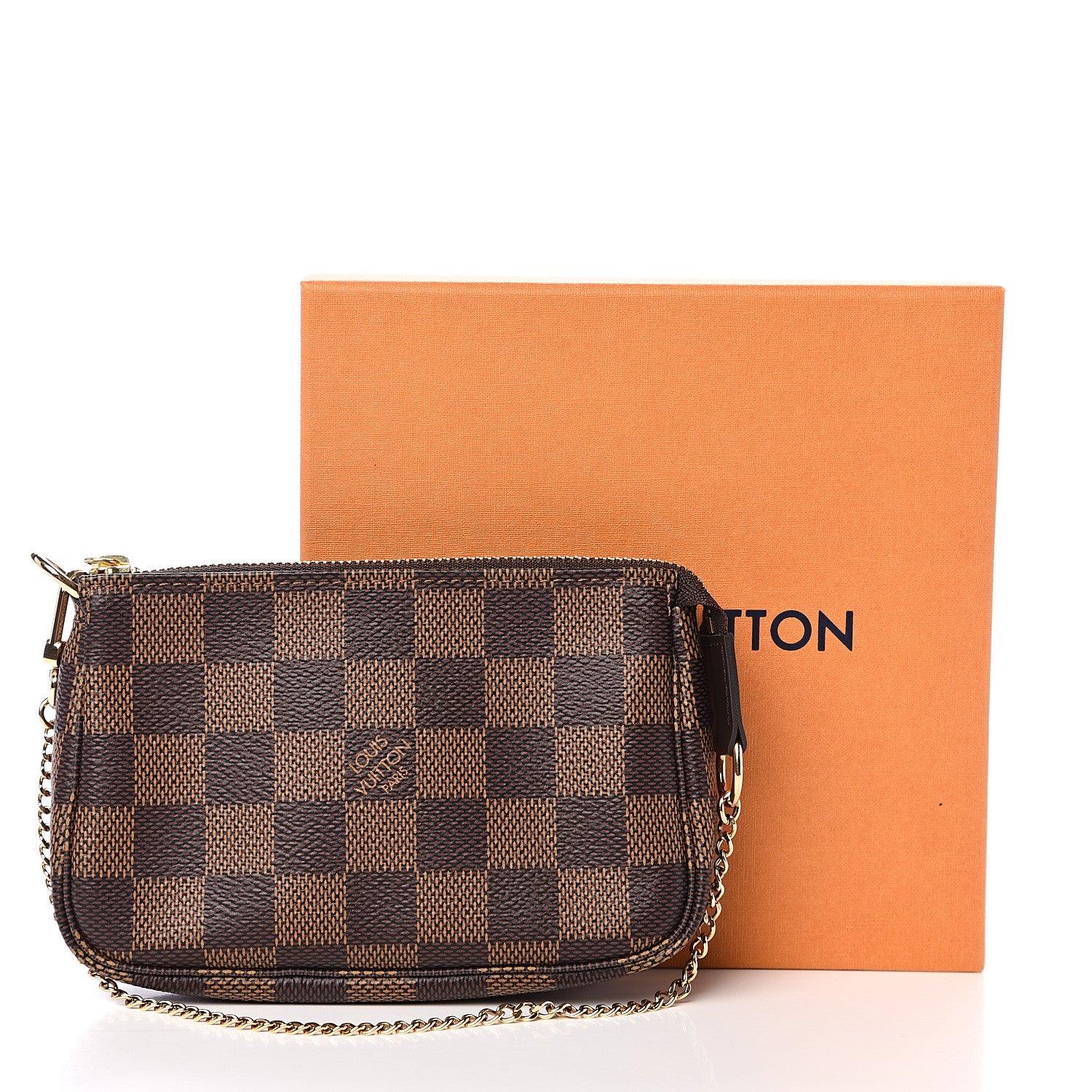 Louis Vuitton Damier Ebene Mini Pochette Accessories 7 of 7