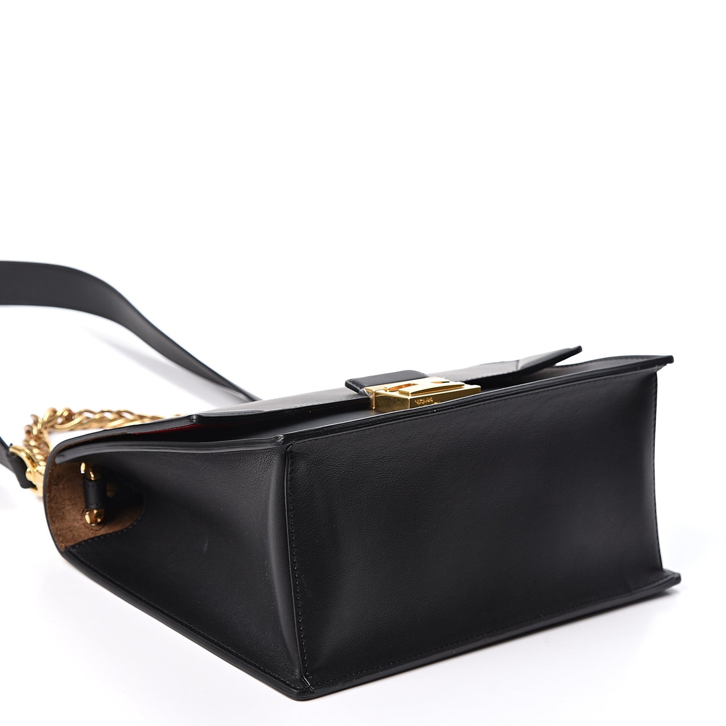 Vitello Grace Matte F is Fendi Kan U Shoulder Bag Black