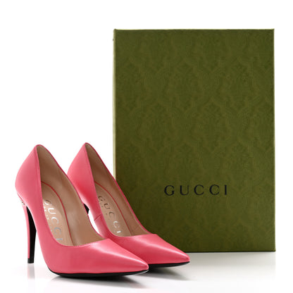 Gucci Malaga Kid GG 95mm Pumps 36.5 Rhodamine Pink 12 of 12