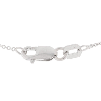 Roberto Coin 18K White Gold Diamond .15ctw Diamonds by the Inch Three Station Necklace 5 of 6