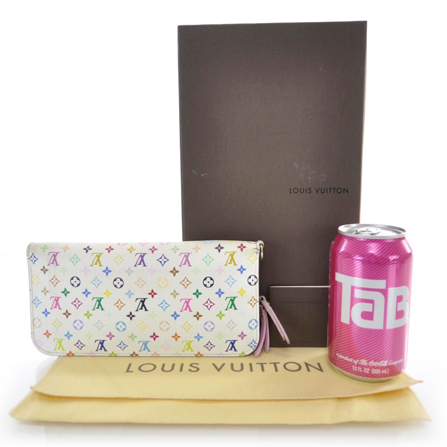 Louis Vuitton Monogram Multicolor Insolite Wallet Litchi 2 of 9