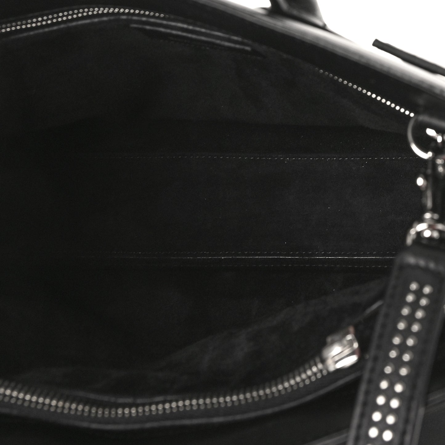 Calfskin Small Sac De Jour Studded Black