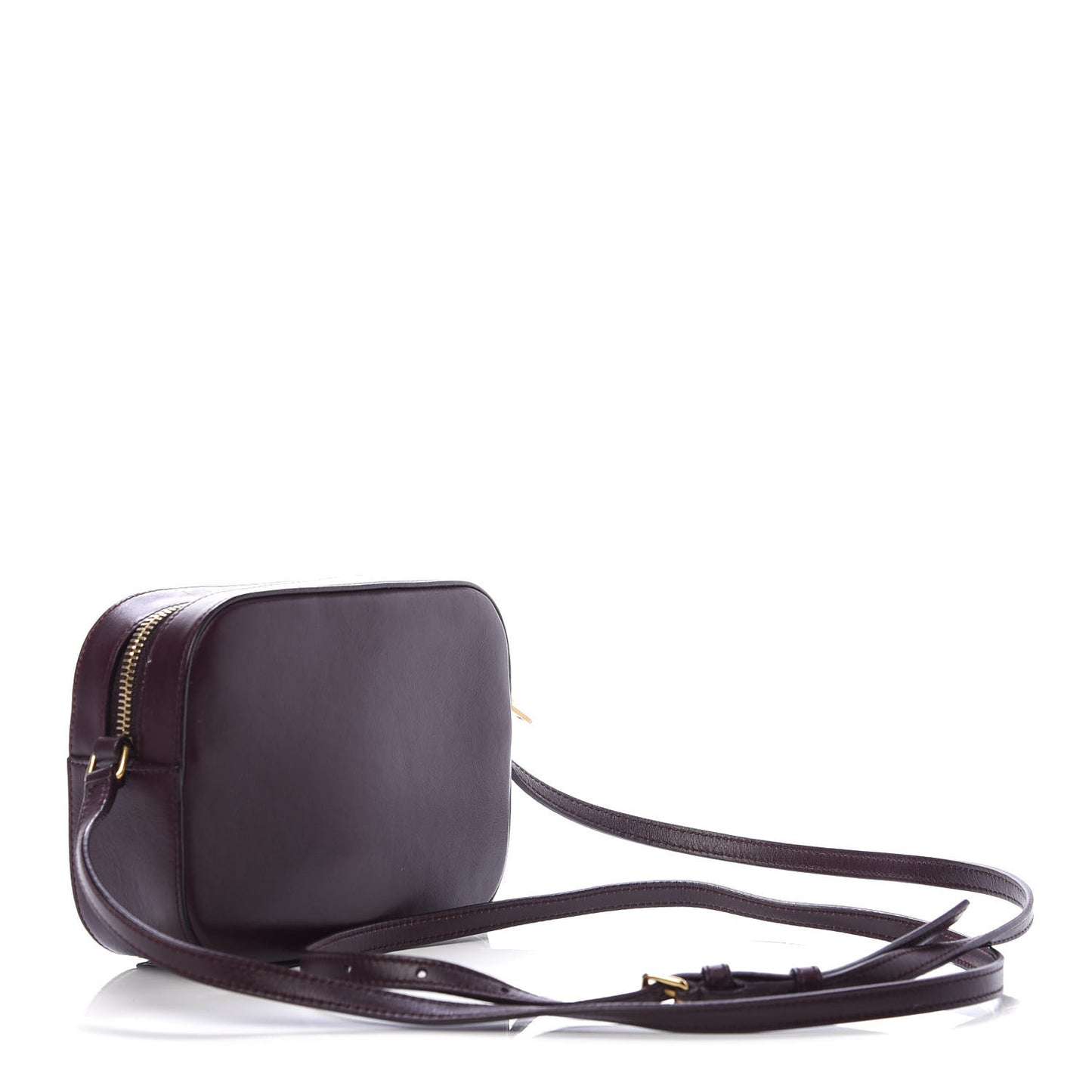 Calfskin Small Classic Monogram Camera Bag Bordeaux