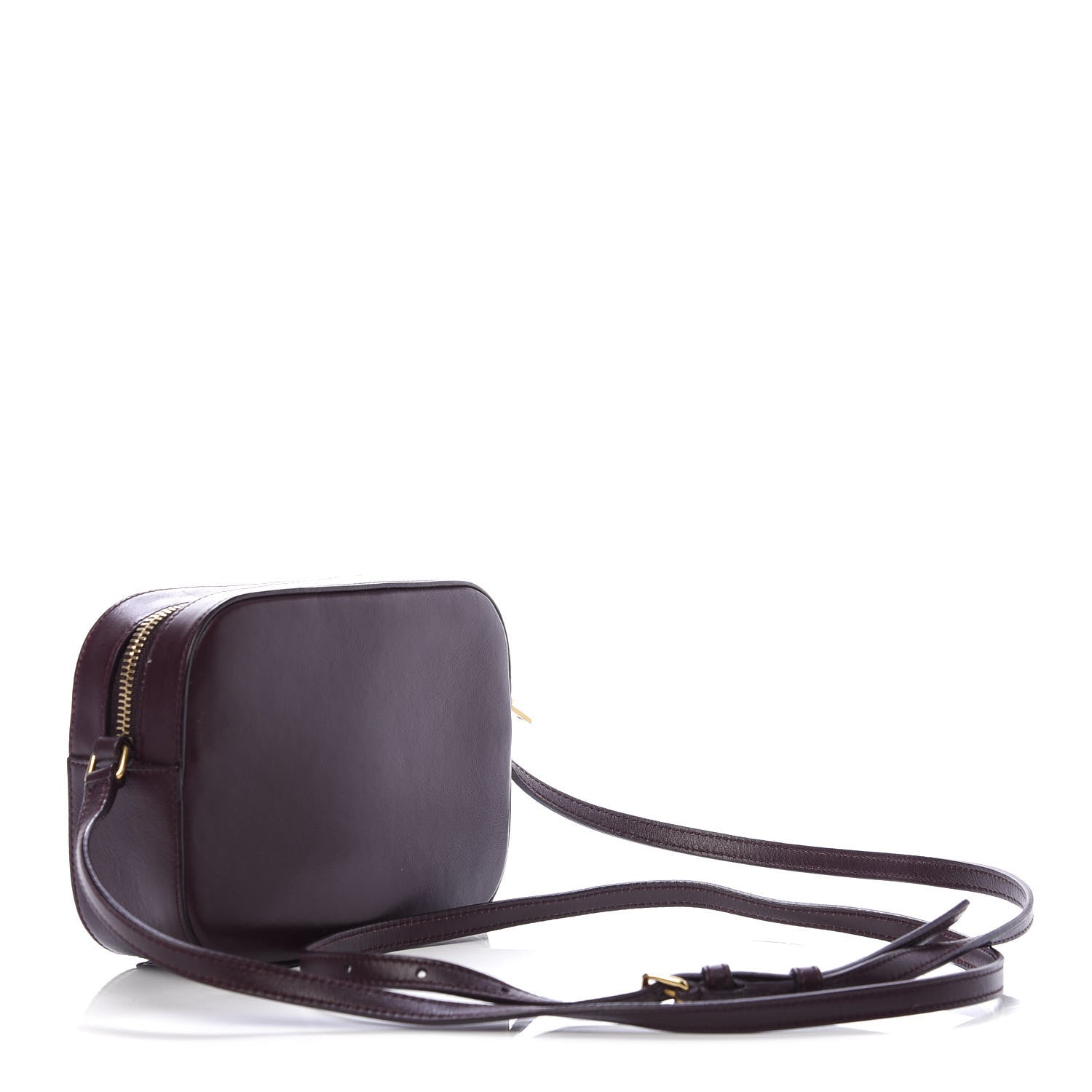 Saint Laurent Calfskin Small Classic Monogram Camera Bag Bordeaux 3 of 11