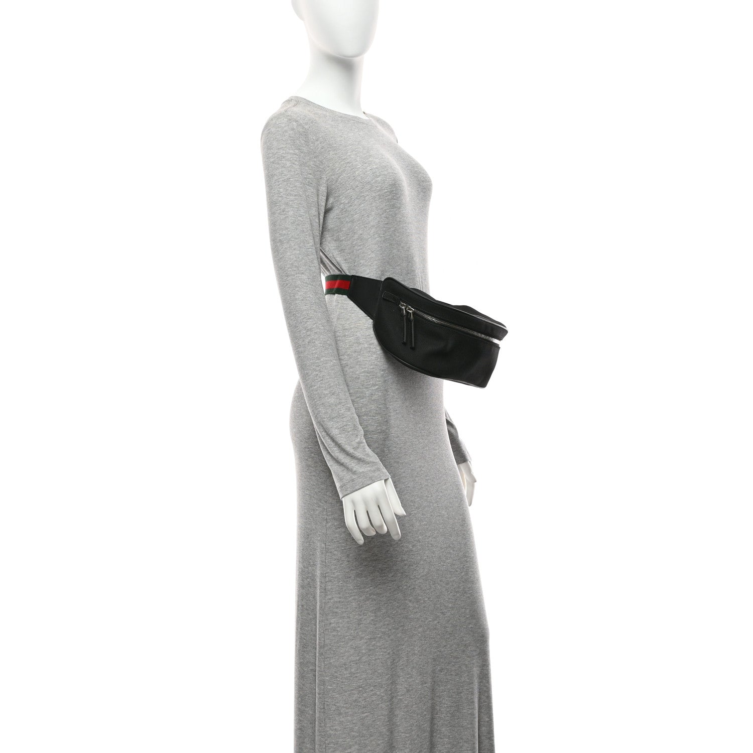 Gucci Techno Canvas Web Large Belt Bag Black 2 of 10