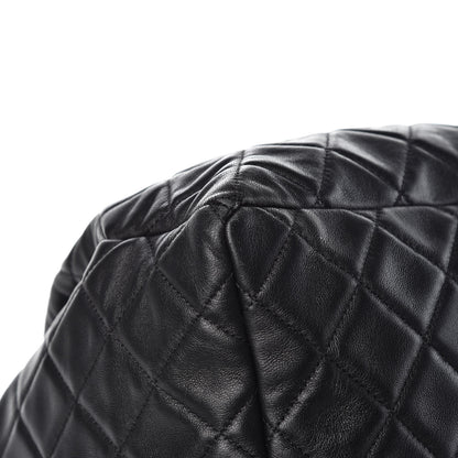 Chanel Lambskin Quilted CC Chain Bucket Bag Black 10 of 14