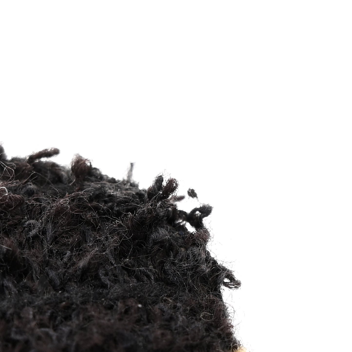 Tweed Diamond Threaded CC Pearl Crush Mini Vanity Case With Chain Black Multicolor