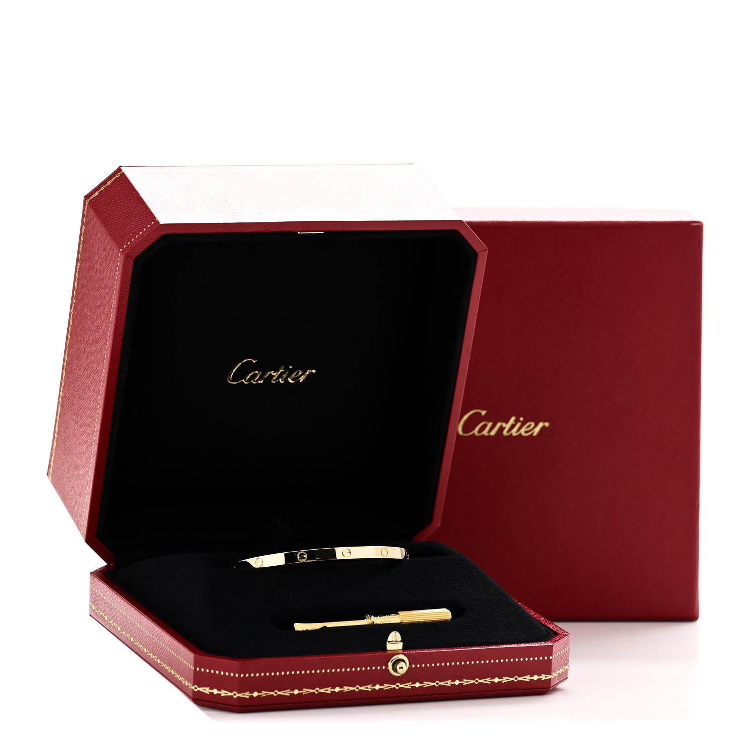 Cartier 18K Yellow Gold Small LOVE Bracelet 16 7 of 7