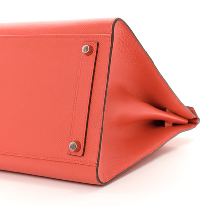 Hermes Epsom Horseshoe Birkin Sellier 35 Rose Texas 10 of 15