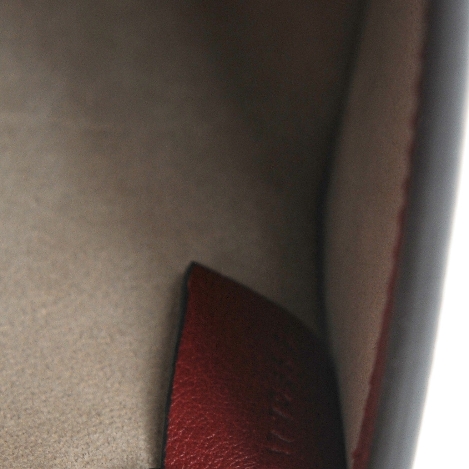 Chloe Calfskin Suede Small Nile Bracelet Bag Intense Red 9 of 11