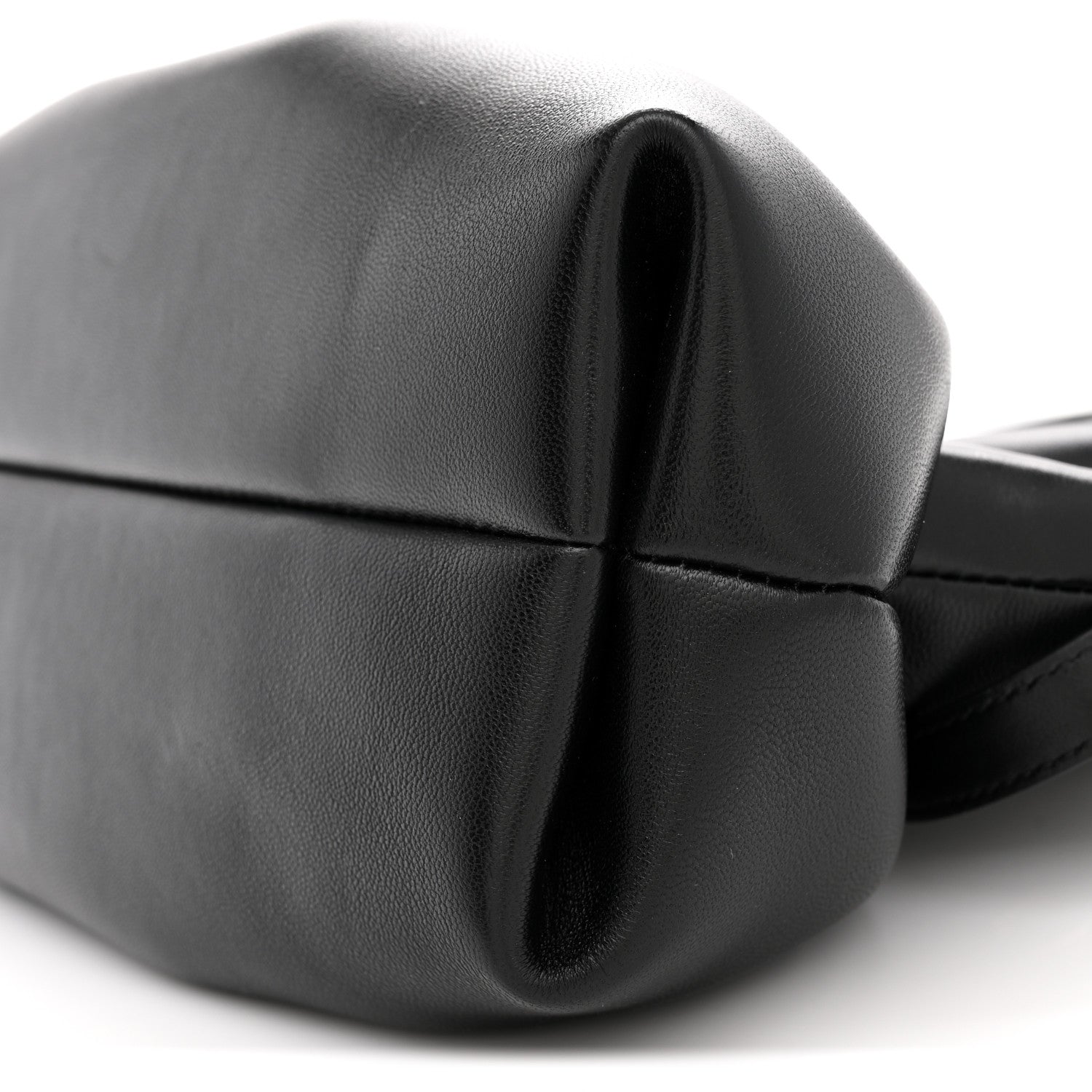 Salvatore Ferragamo Nappa Small Dumpling Soft Bag Black 10 of 10