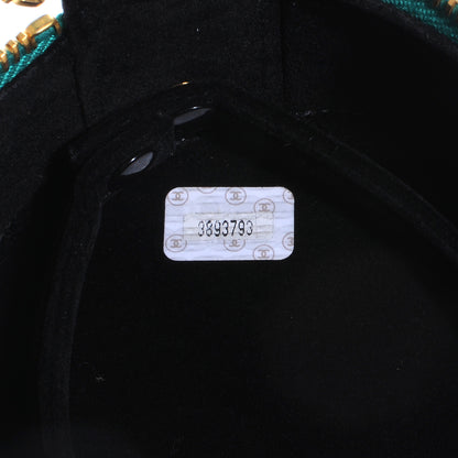 Chanel Small CC Caviar Jewelry Travel Case Green 4 of 4