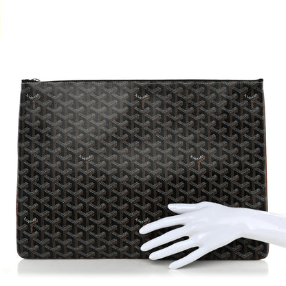Goyard Goyardine Senat Pochette GM Black 2 of 7