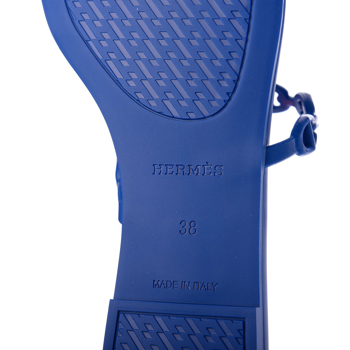 Rubber Chaine d'Ancre Rivage Sandals 38 Bleu Smalt