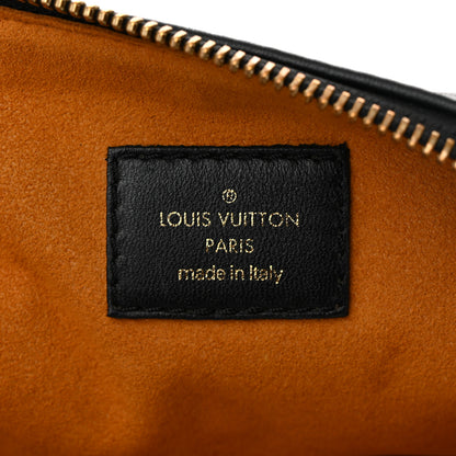 Louis Vuitton Lambskin Embossed Monogram Coussin MM Black 6 of 9