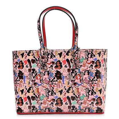 Christian Louboutin Patent Calfskin Small Dita Cabata Tote Red 3 of 13