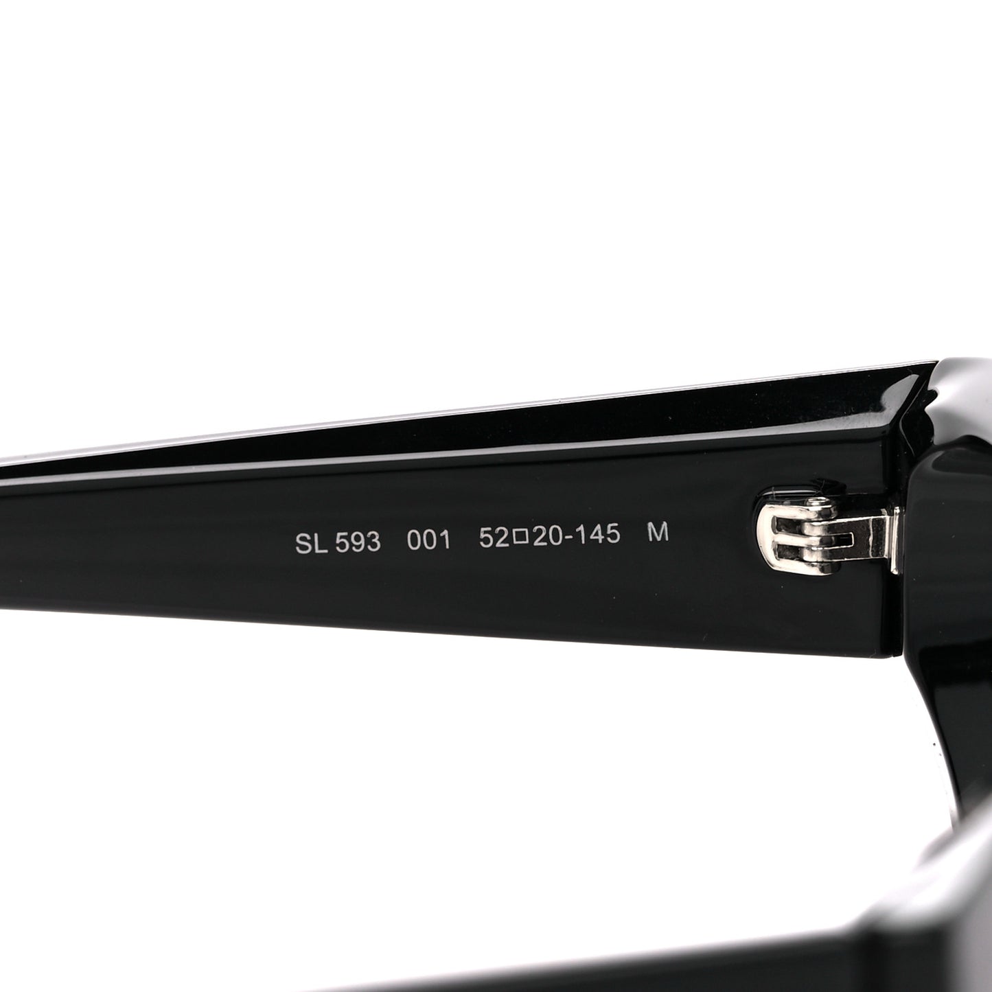 Acetate Ultra Cat Eye Sunglasses SL 593 Black