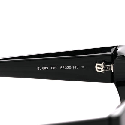 Saint Laurent Acetate Ultra Cat Eye Sunglasses SL 593 Black 5 of 9
