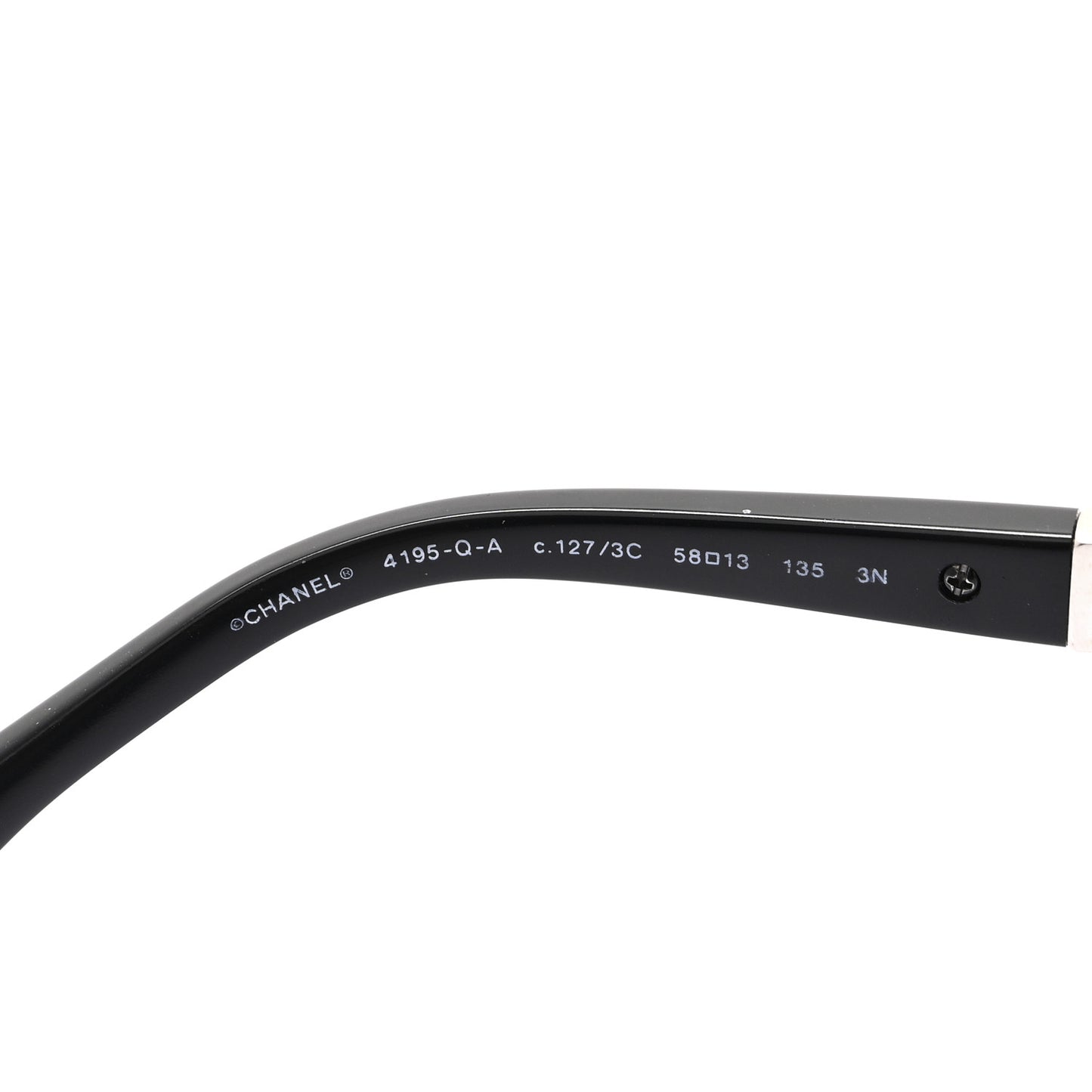 Lambskin Quilted CC 4195-Q Sunglasses Silver