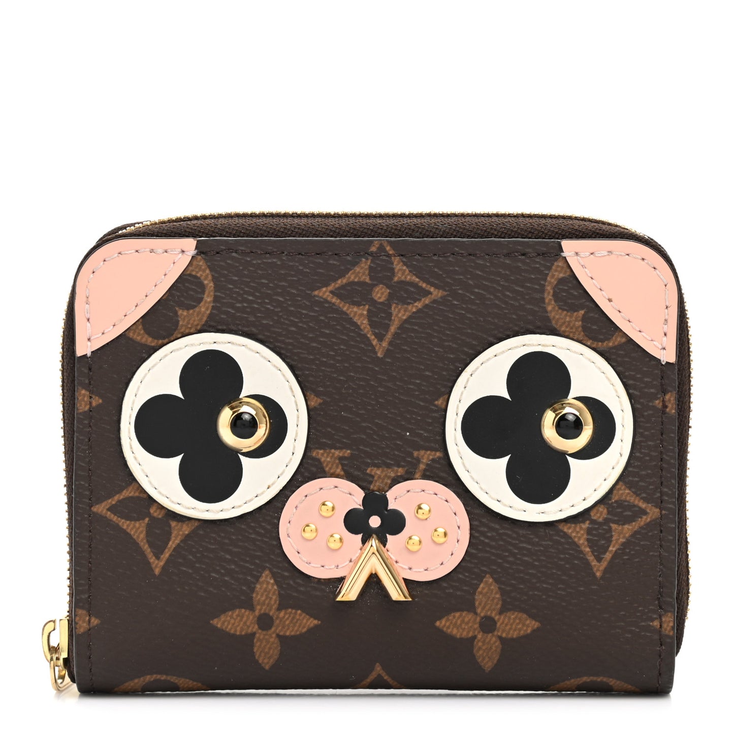 Monogram Valentine Dog Zippy Coin Purse