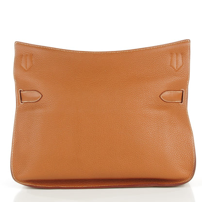 Hermes Taurillon Clemence Jypsiere 37 Gold 4 of 19