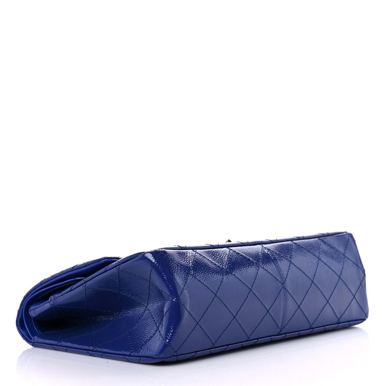 Chanel Patent Caviar Quilted 2.55 Reissue 227 Flap Royal Blue 4 of 12