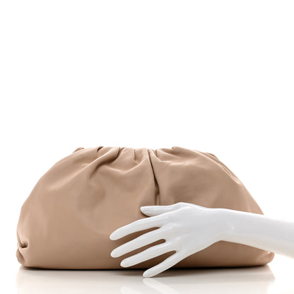 Bottega Veneta Smooth Butter Calf The Pouch Oversized Clutch Nude 2 of 8