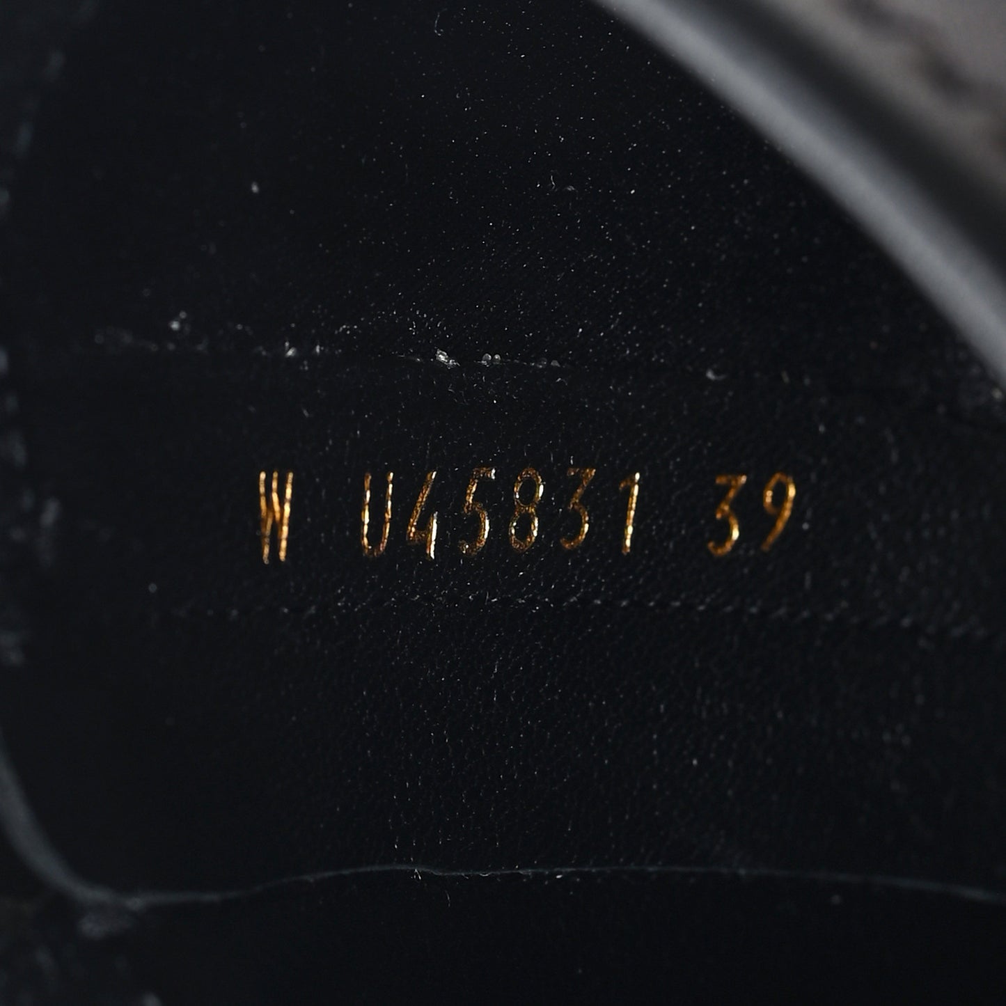 Stretch Lambskin Cap Toe CC Uniform Short Boots 39 Black
