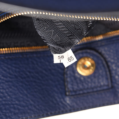 Prada Vitello Daino Shopping Tote Inchiostro 9 of 9