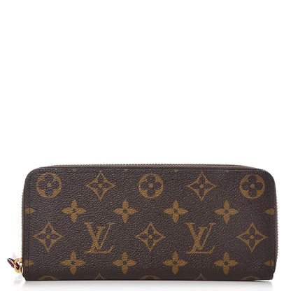 Louis Vuitton Monogram Clemence Wallet Fuchsia 1 of 7