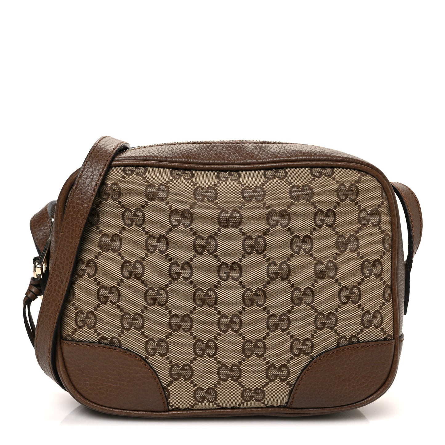 Monogram Mini Bree Messenger Bag Beige Tabacco
