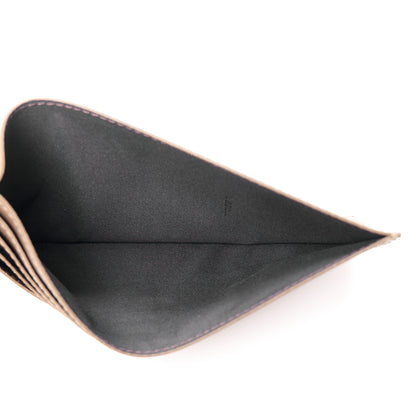 Fendi Vitello Soft F is Fendi Bi-Color FF 1974 Embossed Envelope Wallet On Chain with Pouches Maya Black 11 of 18