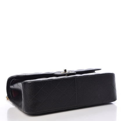 Chanel Caviar Quilted Jumbo Double Flap Black 5 of 12