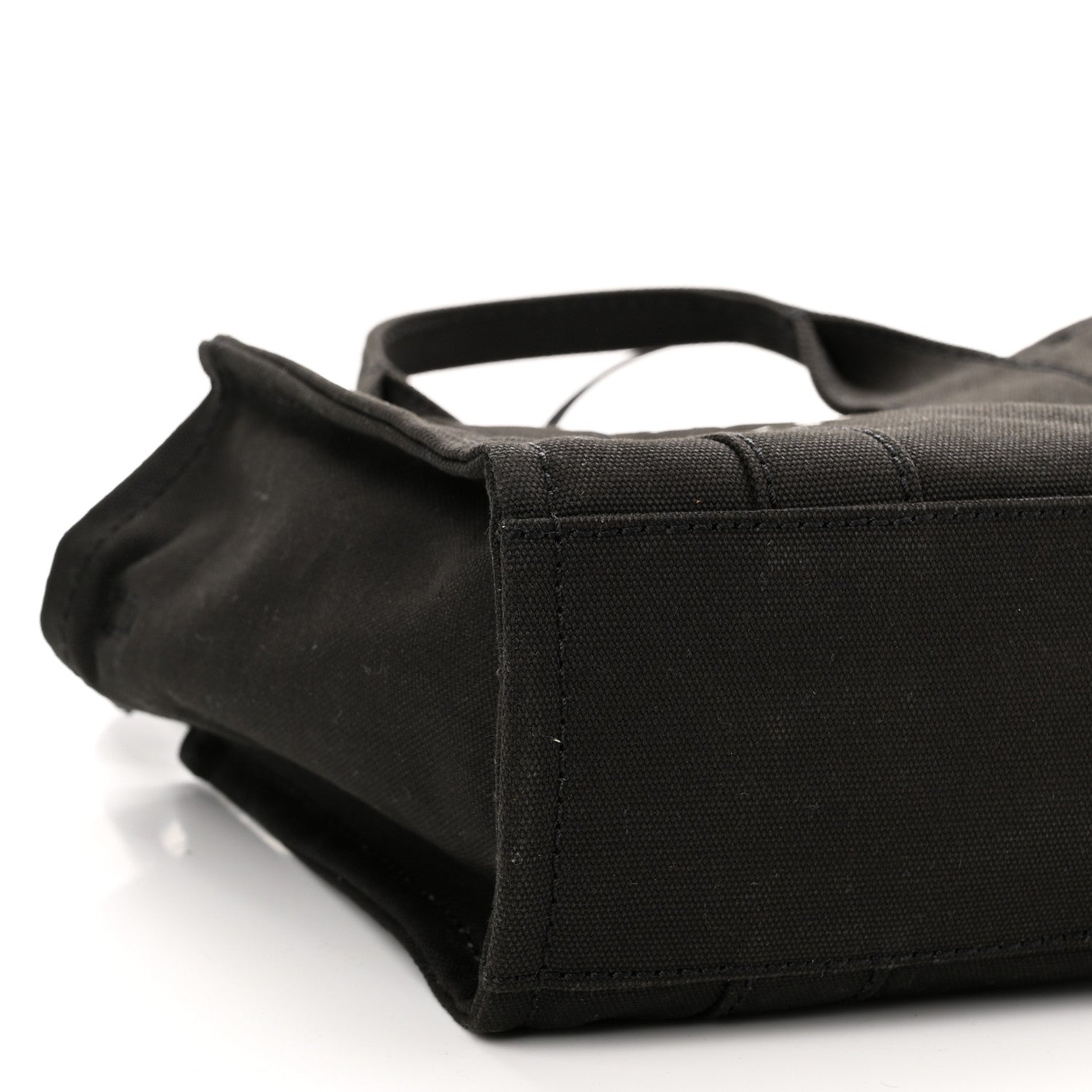Marc Jacobs Cotton Canvas Mini The Traveler Tote Bag Black 8 of 9