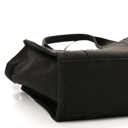 Marc Jacobs Cotton Canvas Mini The Traveler Tote Bag Black 8 of 9