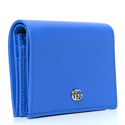 Gucci Calfskin Interlocking Card Case Bright Splash Carrot Orange 2 of 5