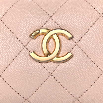 Chanel Shiny Lambskin Quilted Small Fashion Therapy Bowling Bag Beige 8 of 14