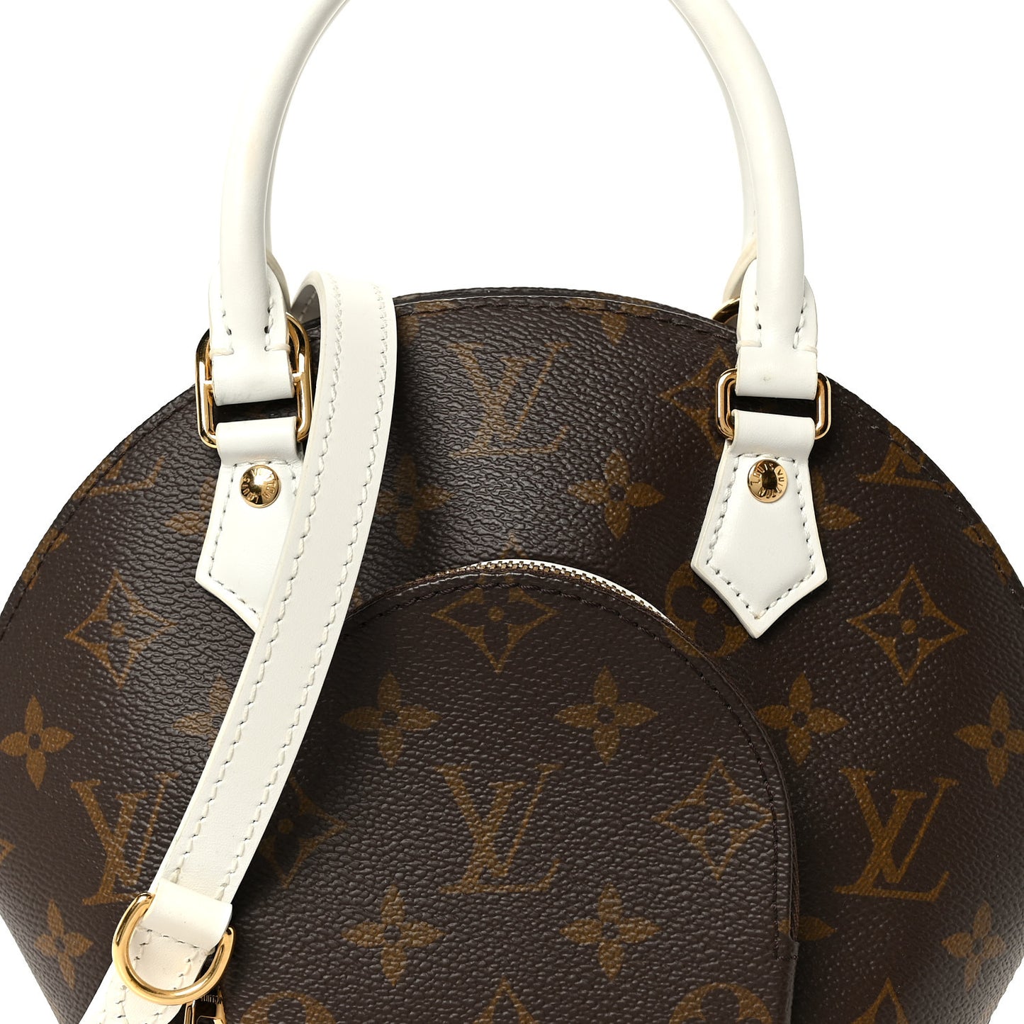 Monogram LV Match Ellipse BB White