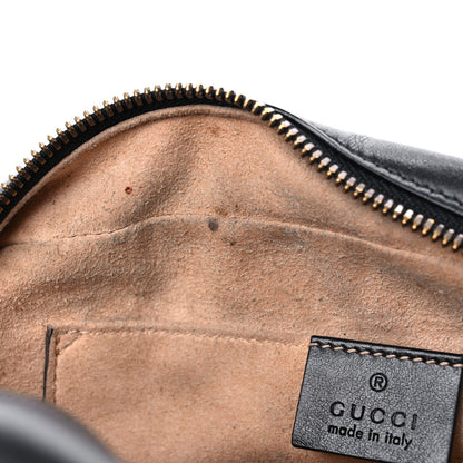 Gucci Calfskin Matelasse Small GG Marmont Chain Shoulder Bag Black 13 of 19