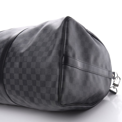 Louis Vuitton Damier Graphite Keepall Bandouliere 55 9 of 10